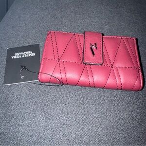 Simply Vera Vera Wang Quilted Burgundy Wallet